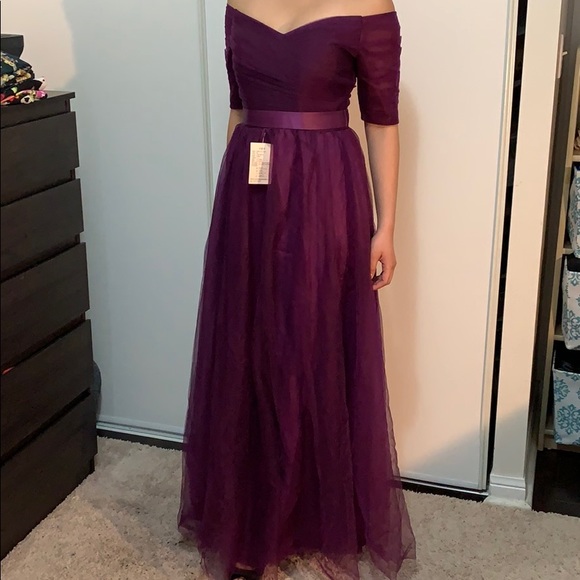 Formal Purple Dreas/wedding - Picture 3 of 4